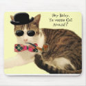 Casanova, Hey Baby,Ya wanna Cat Around? Mouse Pad mousepads