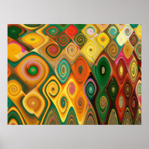 Cascade 5 Abstract Art Print