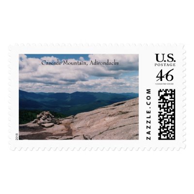 cascade, Cascade Mountain, Adirondacks Postage Stamp by jeffsdx