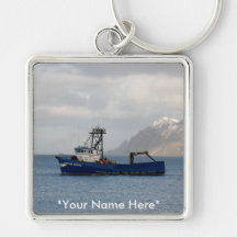 Cascade Mariner, Crab Boat in Dutch Harbour, AK Keychains