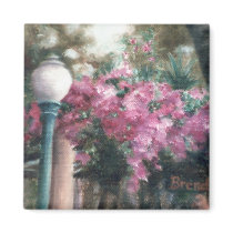 Cascading Flowers Magnet