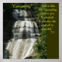 "Cascading"  Poster posters