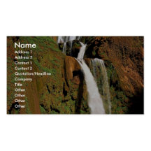 Cascase d'Ozoud, Morocco Business Card Template