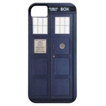 CASE iPhone 5 “POLICE BOX " iPhone 5 Carcasa