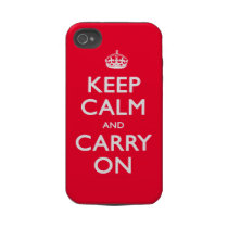 CaseMate Tough™ iPhone 4 Keep Calm and Carry On