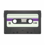 Casette Tape - Purple photo sculptures