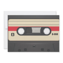Casette Tape - Sunset Red Announcement