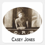 Casey Jones Train Stickers