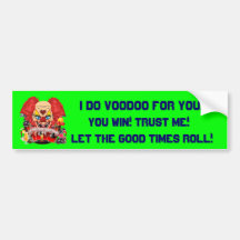 Casino Clown View Notes Please Bumper Sticker