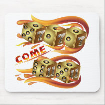Casino Dice  7 come 11 Mouse Pads