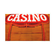 Casino Marquee in Carson City Canvas Prints