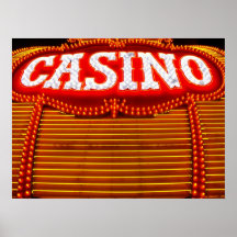 Casino Marquee in Carson City Print