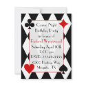 Casino Night Birthday Invitation