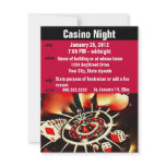 Casino Poker Night  Party invitations