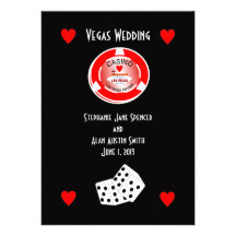 Casino Wedding Invitation