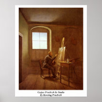 Caspar Friedrich In Studio By Kersting Friedrich Poster