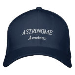 Casquette ASTRONOME Amateur embroidered hats