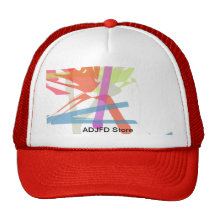 Casquette design graphisme multicolore