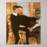 Cassat's Portrait; Father & Son posters