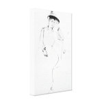 Cassatt - Celeste sitting on a bank in the park Canvas Prints