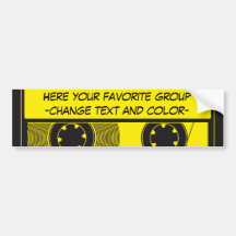 CASSETTE LOVE 80´s Etiqueta De Parachoque