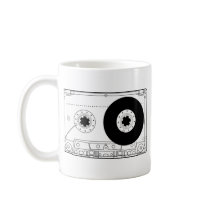 cassette retro graphic vintage t-shirt casette coffee mug