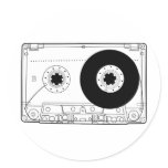 cassette retro graphic vintage t-shirt casette sticker