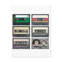 Cassette Tapes Postcards