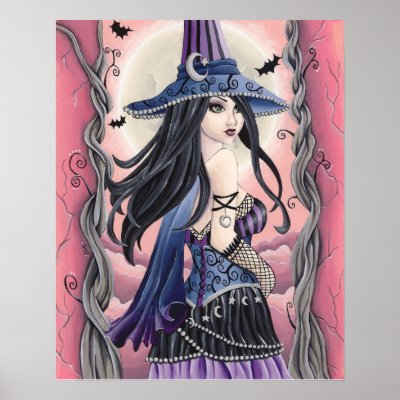 Cassia - Gothic Witch Poster