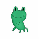 Cassie's frog photo sculptures