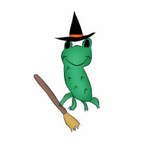 Cassie's Halloween Frog Cut Out