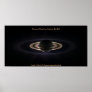 Cassini Catches Saturn Backlit Print