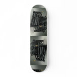 Cast iron fire basket, basic skateboard decks