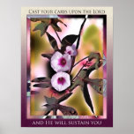 Cast Your Cares canvas print