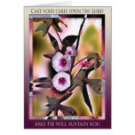 Cast Your Cares greeting card