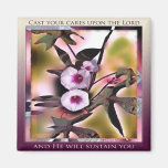 Cast Your Cares magnet