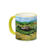 CASTELPERGOLATO IN CHIANTI  / YELLOW FLOWER FIELDS