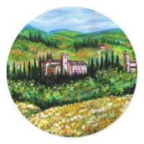 CASTELPERGOLATO IN CHIANTI  / YELLOW FLOWER FIELDS