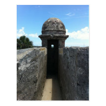 Castillo de San Marcos Turret, St. Augustine, FL Post Card