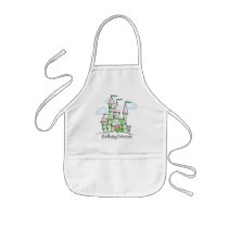 Castle Birthday Princess Aprons