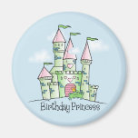 Castle Birthday Princess Magnets
