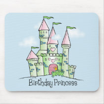 Castle Birthday Princess Mouse Pad