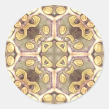 Castle Foyer Round Sticker
