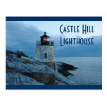 Castle Hill Lighthouse- Newport, RI postcard
