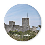 Castle in Visby, Visby Sweden magnets