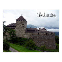 castle liechtenstein vaduz postcards