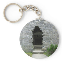 Castle ruins key chain
