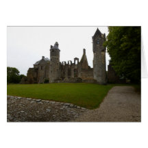 Castle Ruins Somewhere in Normandie France Wenskaarten