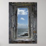 Castle Window and Seascape posters