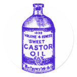 Castor Oil! Yum! Round Sticker